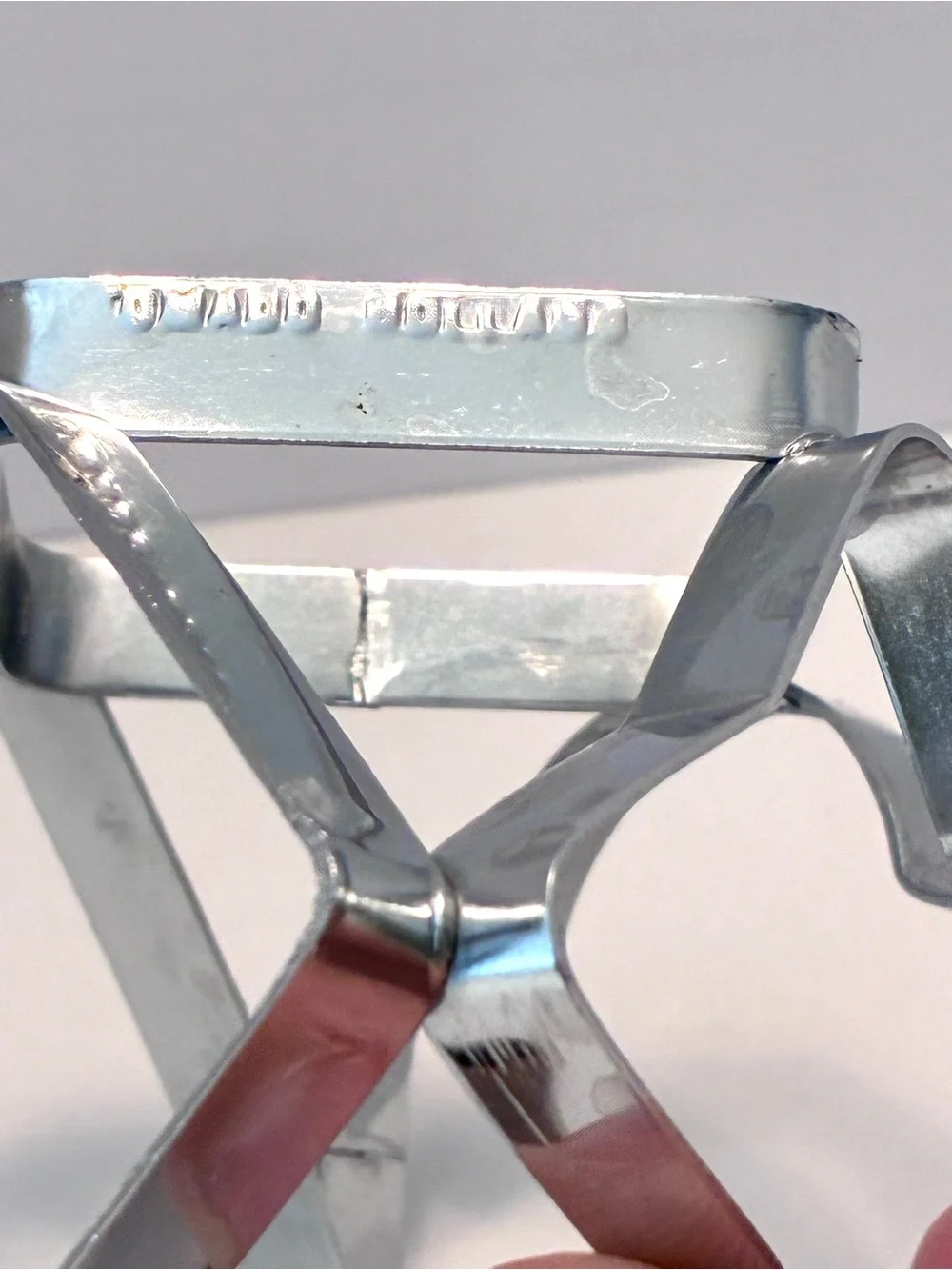 Vintage (1960’s) Tomado ~ Holland, 6-sided metal cookie cutter.